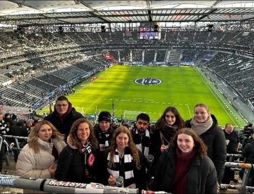 Besuch eines Fußballspiels im Waldstadion von der 12 BM 01 und 10 BM 02